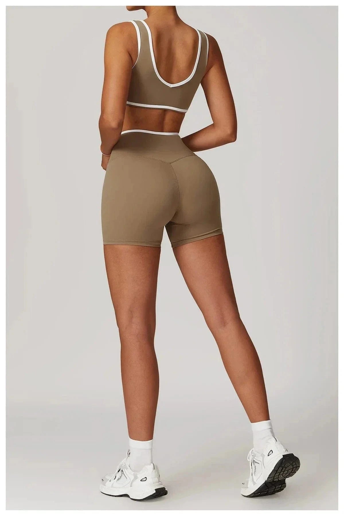 Ensemble 2 Pièces Combinaison et Brassière de Yoga