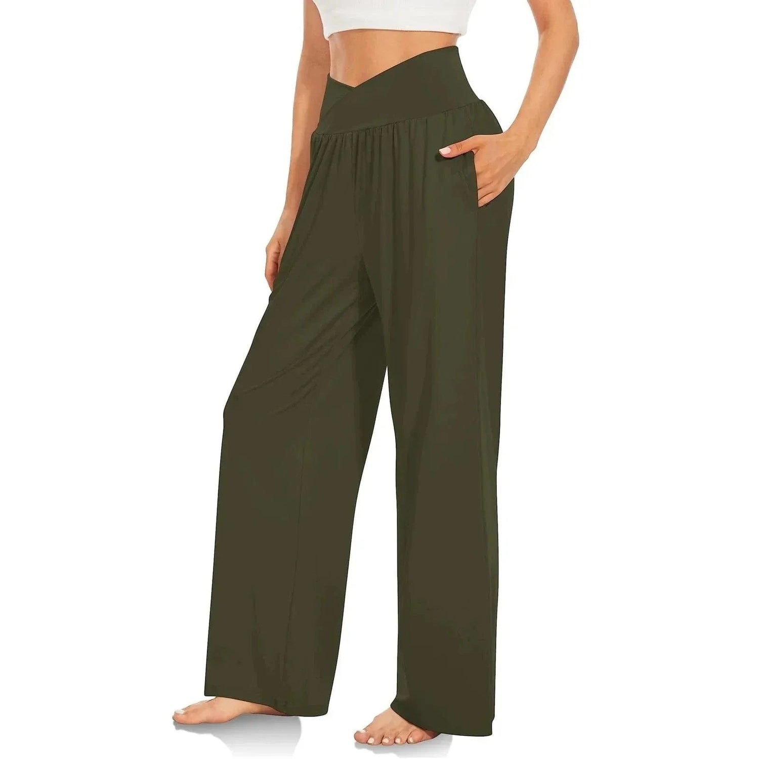 Pantalon de Yoga Femme Fitness Ample