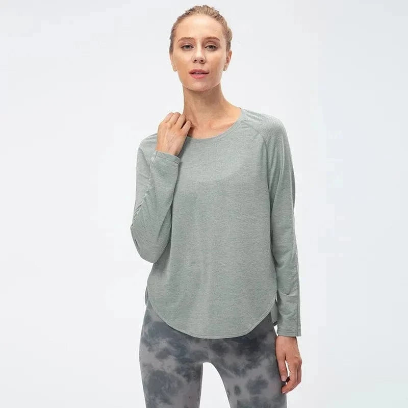 Tee-shirt Yoga Femme Manches Longues