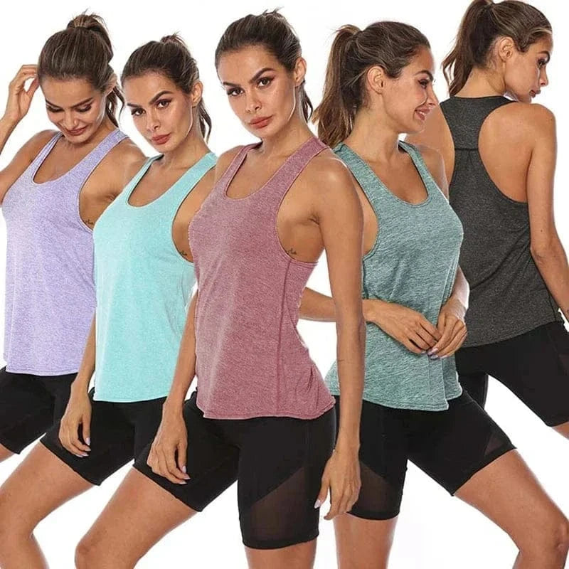 Tee-shirt Yoga Femme Sans Manches